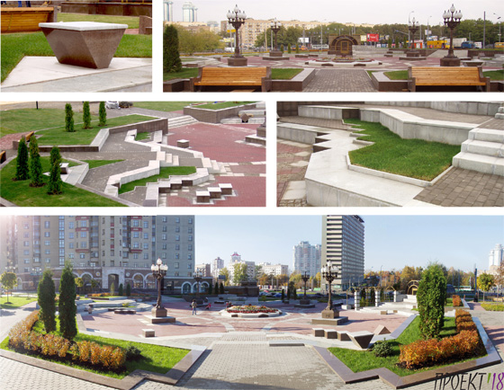 Благоустройство жилого комплекса бизнес класса