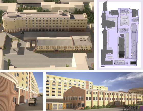 Реконструкция комплекса административных зданий
